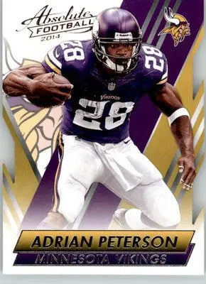 Adrian Peterson - 2014 Panini Absolute - #25 - Retail Football - Football Card Single