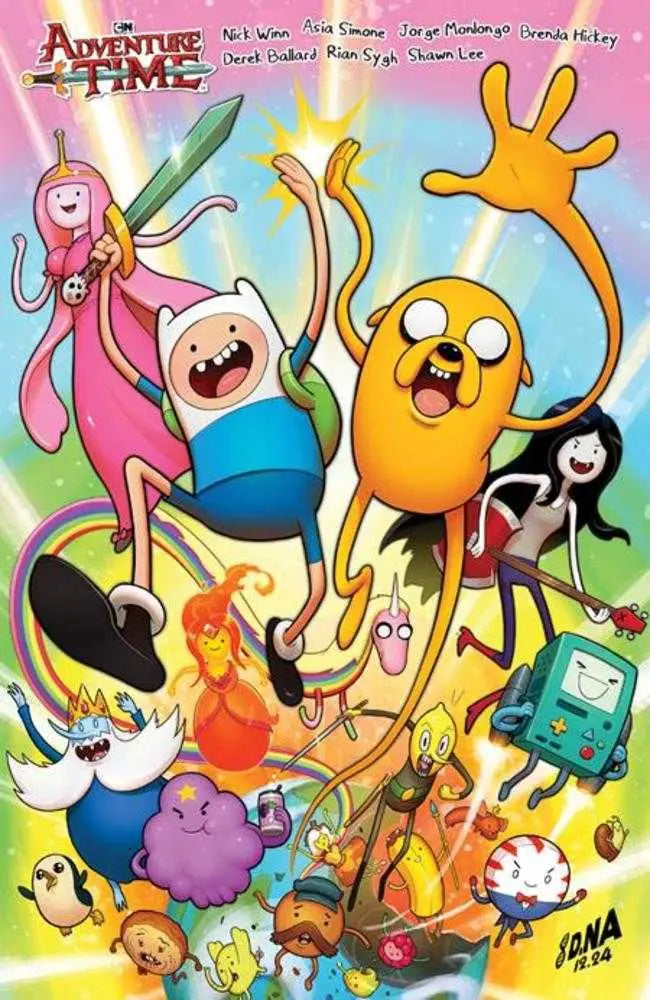 Adventure Time Hardcover Volume 01 Best Of Buds Direct Market Exclusive David Nakayama Cover - Comic Book