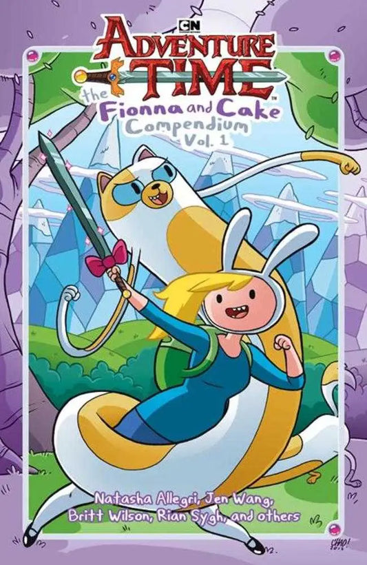 Adventure Time comic book featuring Fionna and Cake with Lumpy Space Prince and insidious clutches