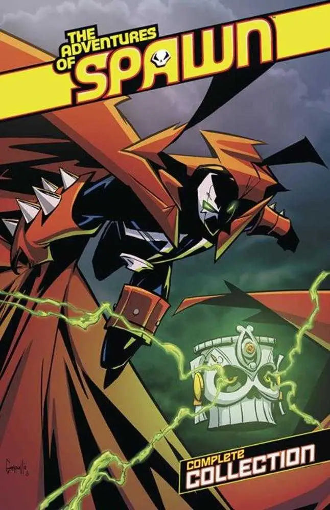 Spawn comic book cover from Adventures Of Spawn Complete Collection TPB featuring spawn complete collection
