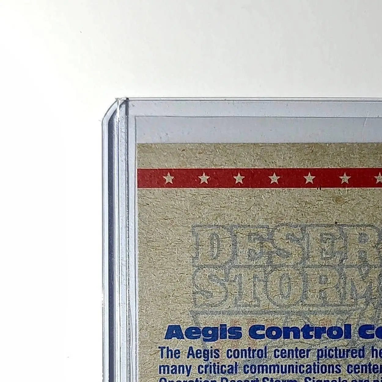 Aegis Control Center 1991 Topps Desert Storm #67 Card