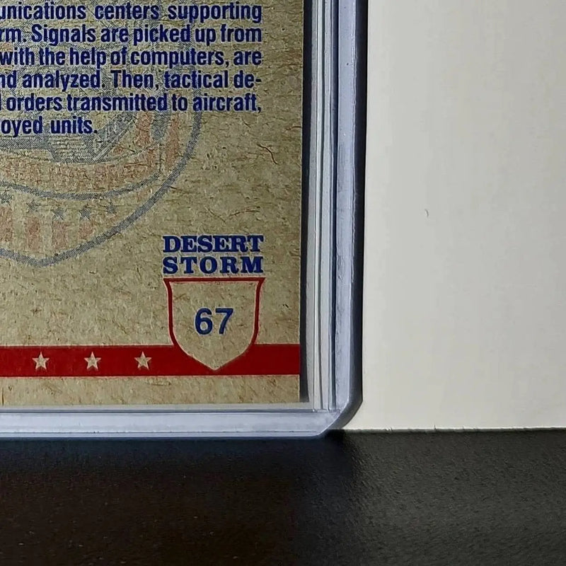 Aegis Control Center 1991 Topps Desert Storm #67 Card