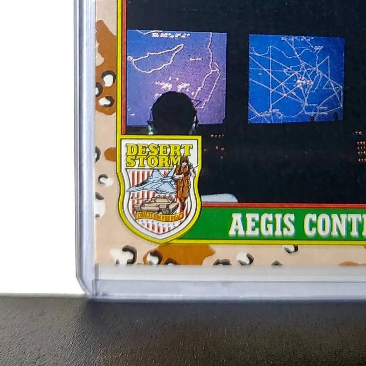 Aegis Control Center 1991 Topps Desert Storm #67 Card