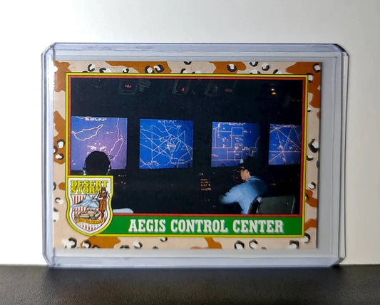 Aegis Control Center 1991 Topps Desert Storm #67 Card - Non-Sports Card Single