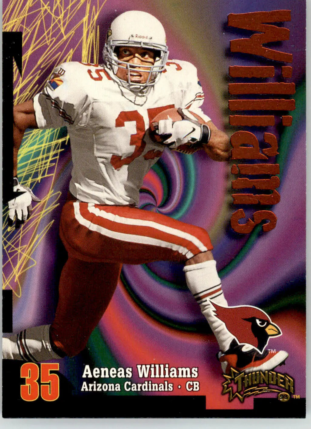 Aeneas Williams - 1998 SkyBox Thunder - #70 - Football