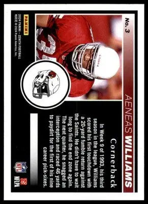 Aeneas Williams 2024 Panini Zenith Retail #3 Arizona Cardinals - Football Card Single