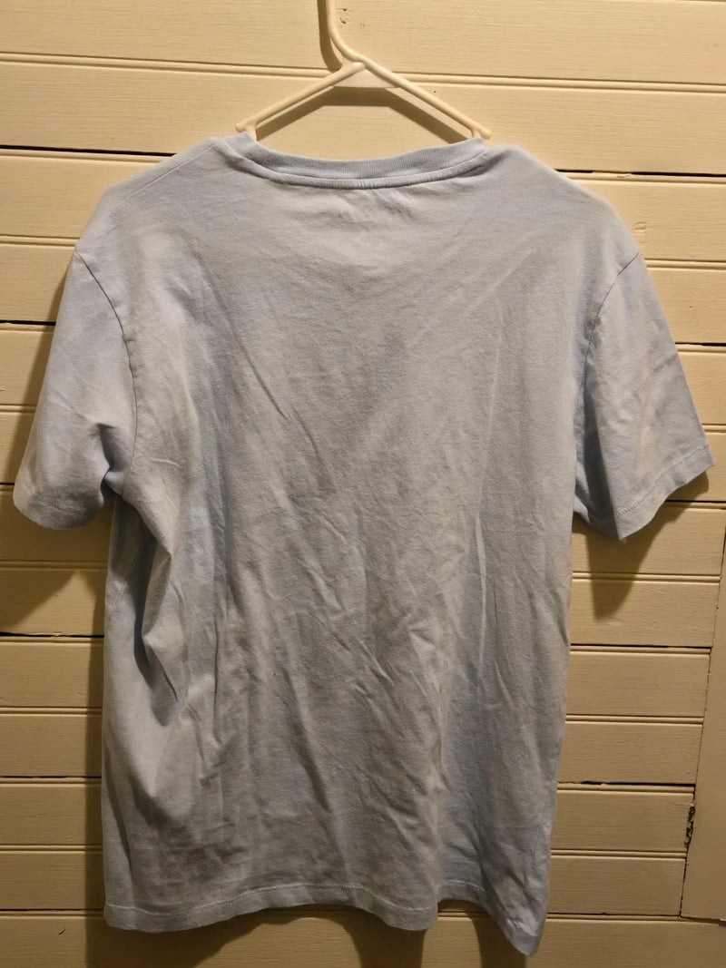 Aeropostale Shirt Mens M Light Blue 1987 Embroidered Applique 100% Cotton NWT - Apparel