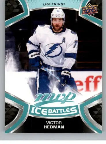 2021-22 Upper Deck MVP Ice Battles #IB-77 Victor Hedman NM-MT Lightning - Hockey Card Single