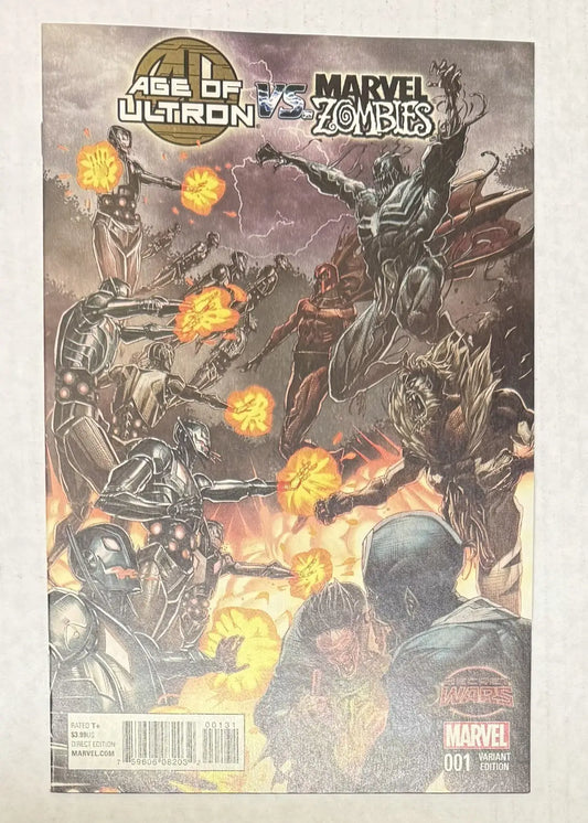 Age of Ultron vs. Marvel Zombies #1 Incentive Rock-He Kim Variant (Marvel Comics - Comic Book