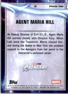 Agent Maria Hill - 2025 Topps Chrome Marvel Studios - #30 - Non_sport - Non-Sports Card Single