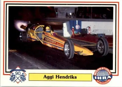 Aggi Hendriks - 1990 Checkered Flag IHRA - #96 - Racing - Racing Card Single