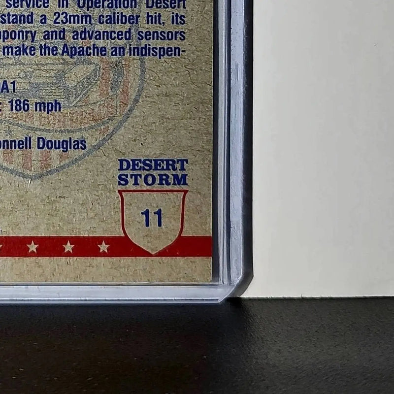 AH-64 Apache 1991 Topps Desert Storm #11 Card - Other