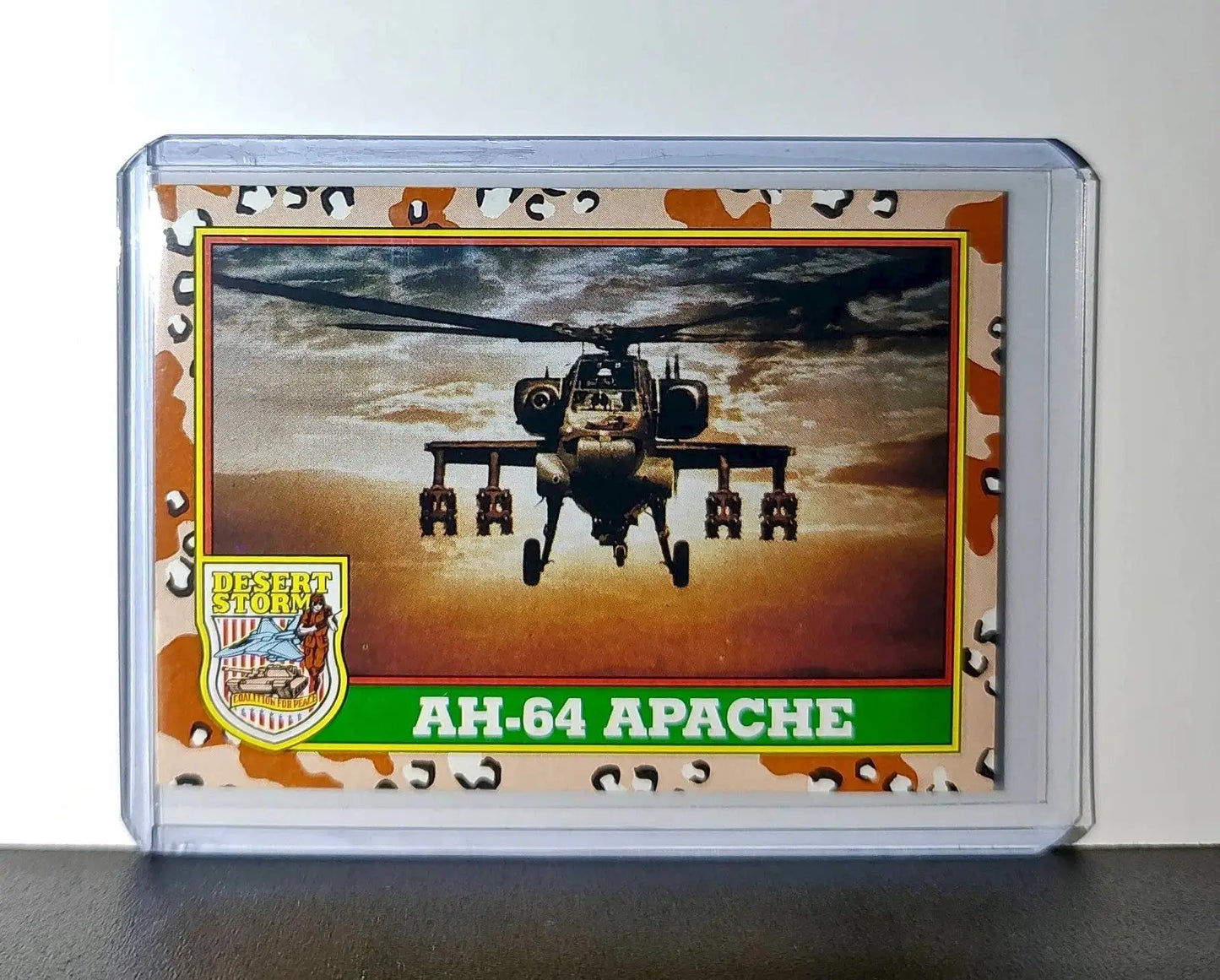 AH-64 Apache 1991 Topps Desert Storm #11 Card - Non-Sports Card Single