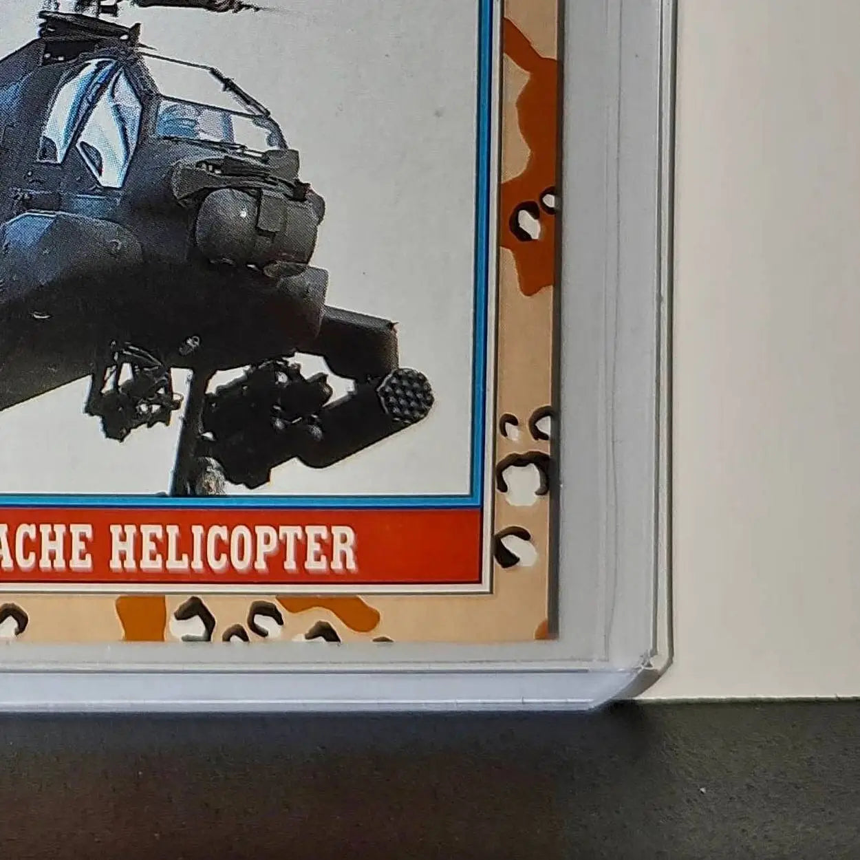 AH-64 Apache Helicopter 1991 Topps Desert Storm #164 Card - Non-Sports Card Single