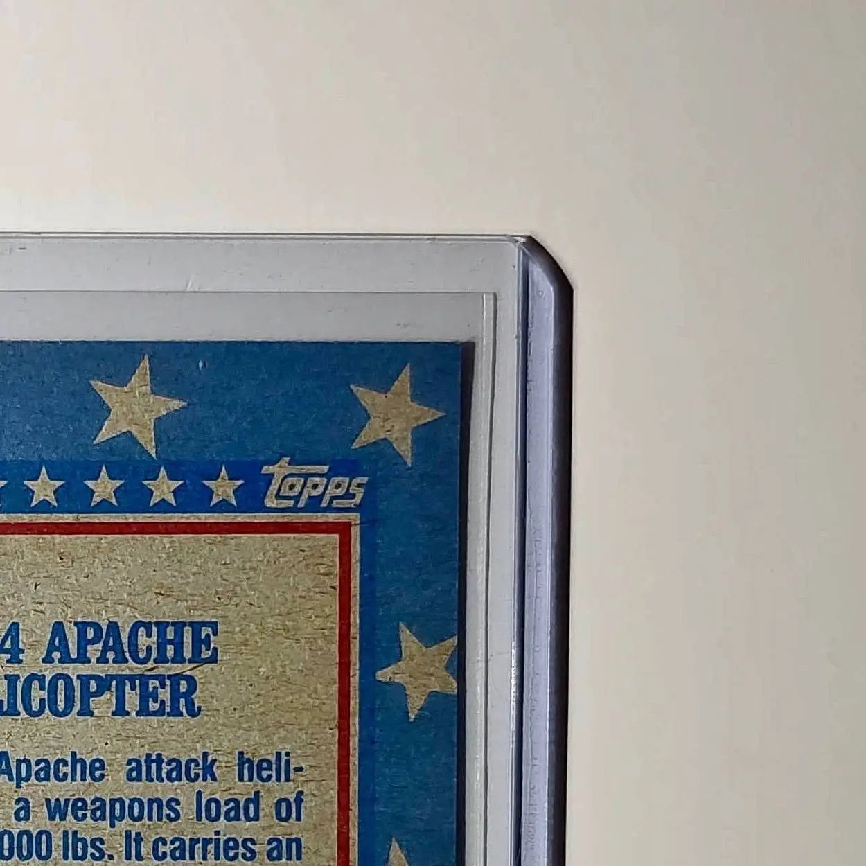 AH-64 Apache Helicopter 1991 Topps Desert Storm #164 Card - Non-Sports Card Single