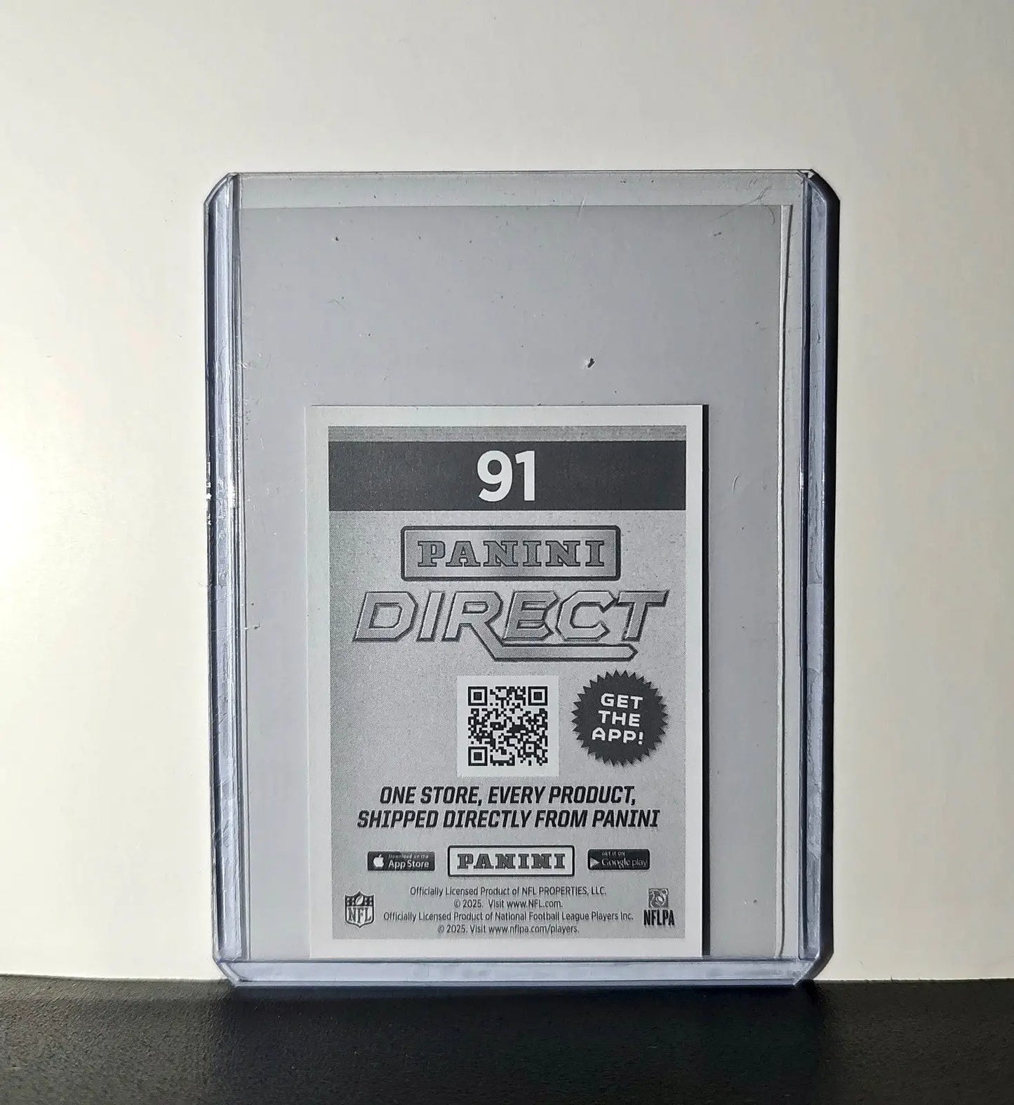 Ahmad Gardner 2025 Panini NFL #91 Foil Sticker New York Jets