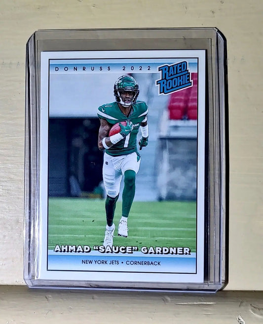 Ahmad “Sauce” Gardner 2022 NFL Panini #3 Rated Rookie Retro Football Card 1/4094 - Football Card Single