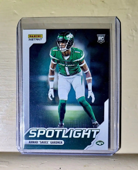 Ahmad “Sauce” Gardner 2022 NFL Panini #3 Spotlight Rookie Football Card 1/603 - Football Card Single