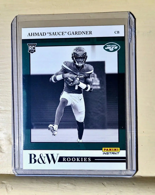 Ahmad “Sauce” Gardner 2022 Panini NFL Black & White Rookies #3 Card 1 of 649