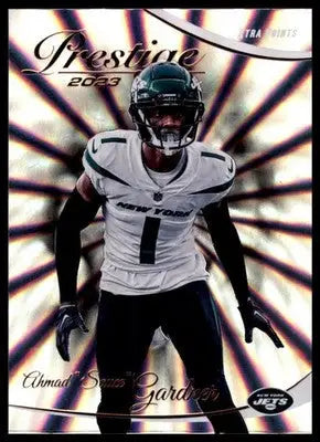 Ahmad Sauce Gardner 2023 Panini Prestige Xtra Points Sunburst #225 NY Jets - Football Card Single
