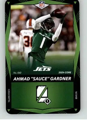 Ahmad ’Sauce’ Gardner - 2024 UNO Elite Core Edition - Green - #062 - Football - Football Card Single