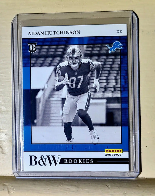 Aidan Hutchinson 2022 Panini NFL Black & White Rookies #2 Football Card 1 of 649 - Football Card Single