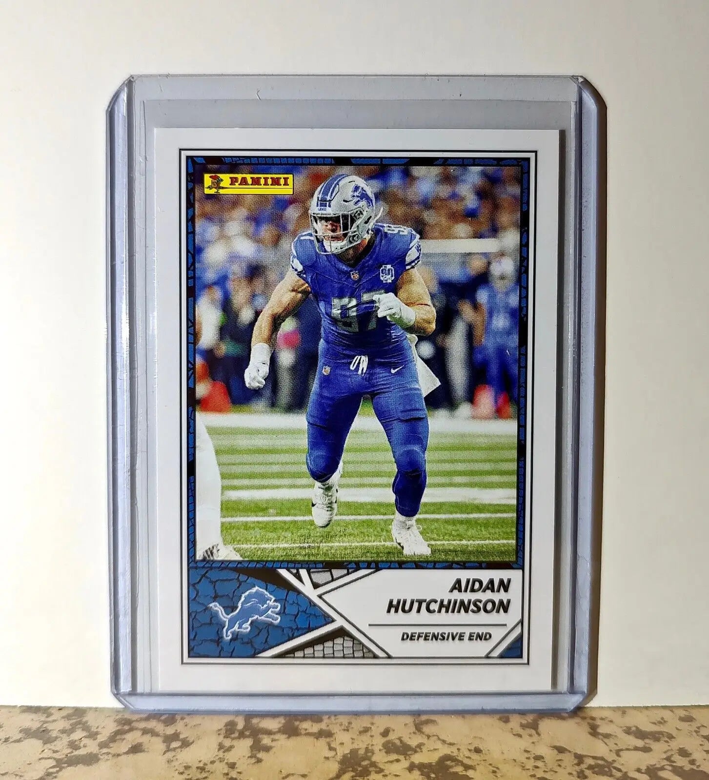 Aidan Hutchinson 2024 Panini NFL #29 Sticker Card Detroit Lions - Football Card Single