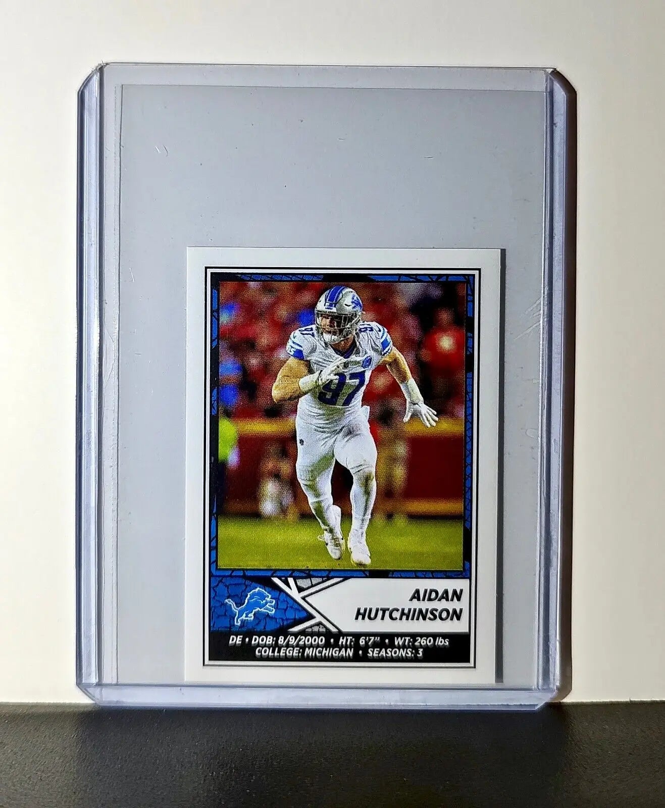 Aidan Hutchinson 2024 Panini NFL Sticker #386 Detroit Lions