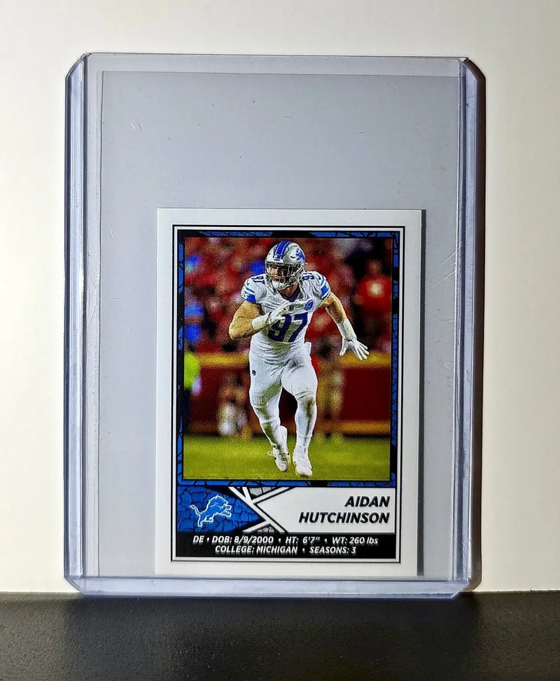 Aidan Hutchinson 2024 Panini NFL Sticker #386 Detroit Lions - Football Card Single