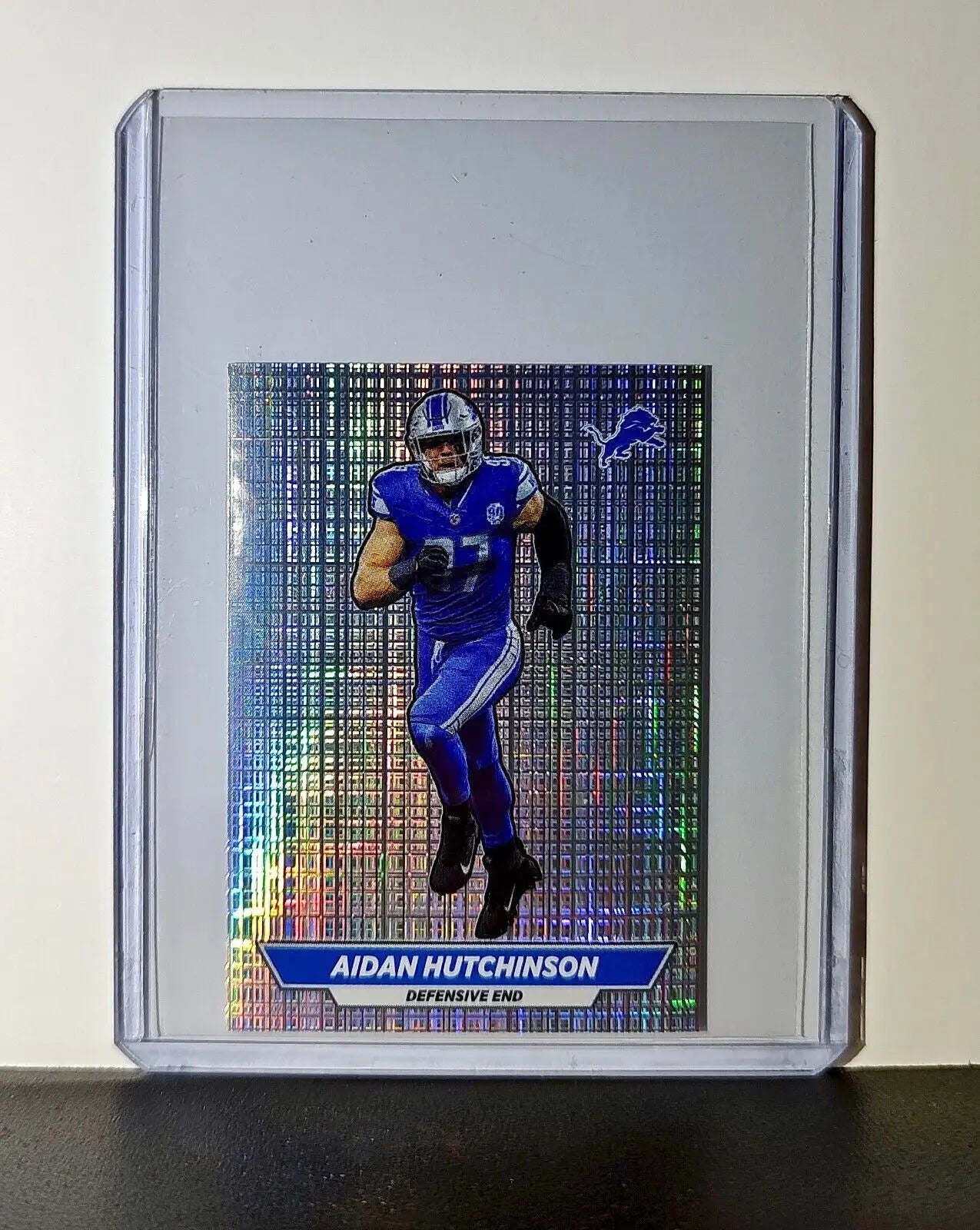 Aidan Hutchinson 2024 Panini NFL Sticker #392 Foil Detroit Lions - Football Card Single