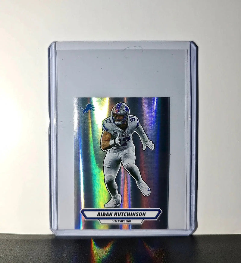 Aidan Hutchinson 2025 Panini NFL #389 Foil Sticker Detroit Lions