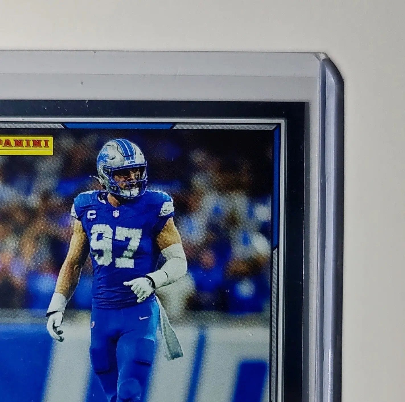 Aidan Hutchinson 2025 Panini NFL #39 Foil Sticker Card Detroit Lions