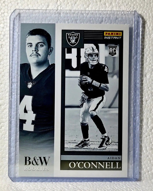 Aidan O’Connell 2023 Panini NFL #5 Black & White Rookies Card Raiders 1/216