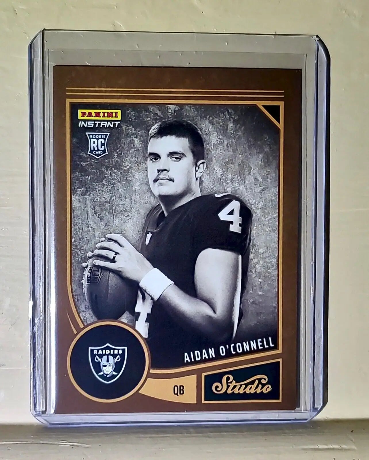 Aidan O’Connell 2023 Panini NFL Studio Rookies #5 Rookie Card 1/370