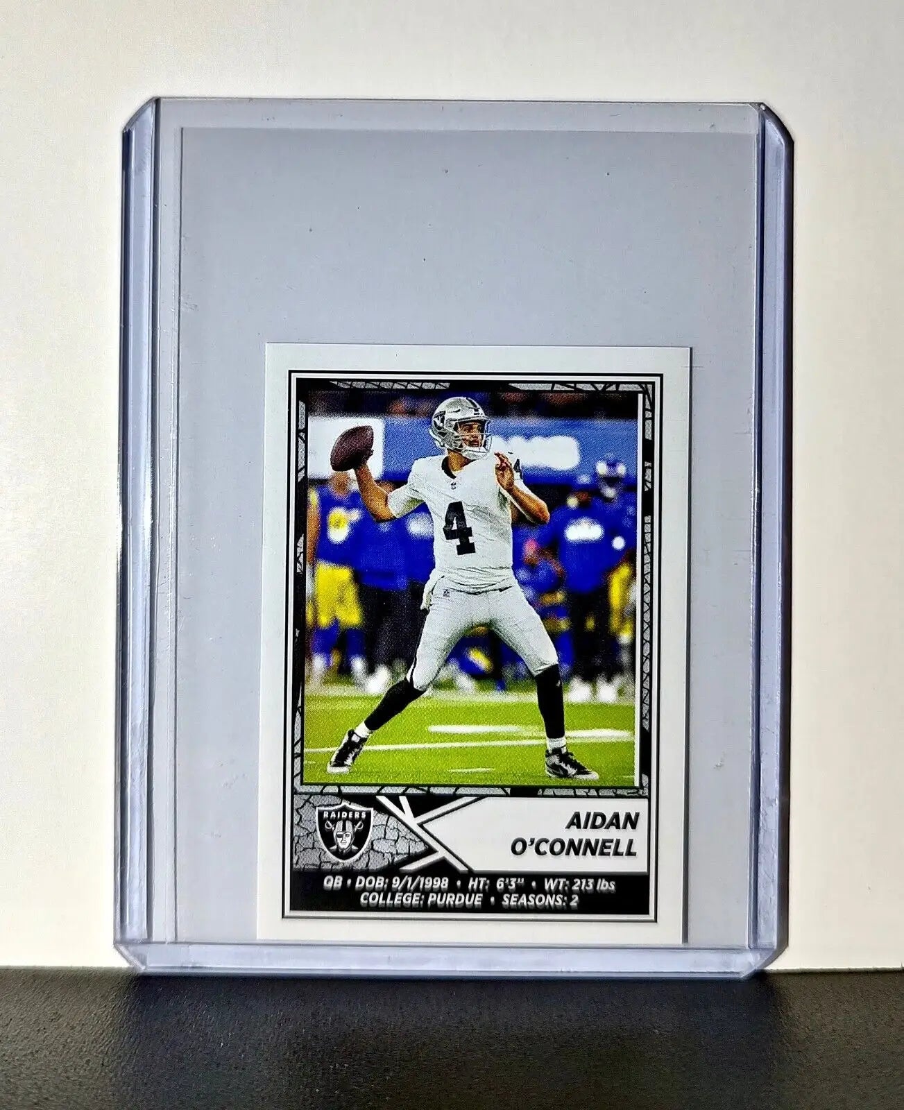Aidan O’Connell 2024 Panini NFL Sticker #268 Las Vegas Raiders