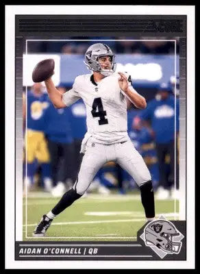 Aidan O’Connell 2024 Score #147 Las Vegas Raiders - Football Card Single