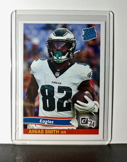 Ainias Smith Rookie 2024 Panini Rated Rookie Retro NFL #43 Dolphins 1 of 890 - Football Card Single