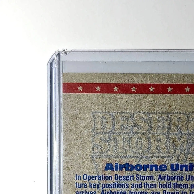 Airborne Unit 1991 Topps Desert Storm #68 Card