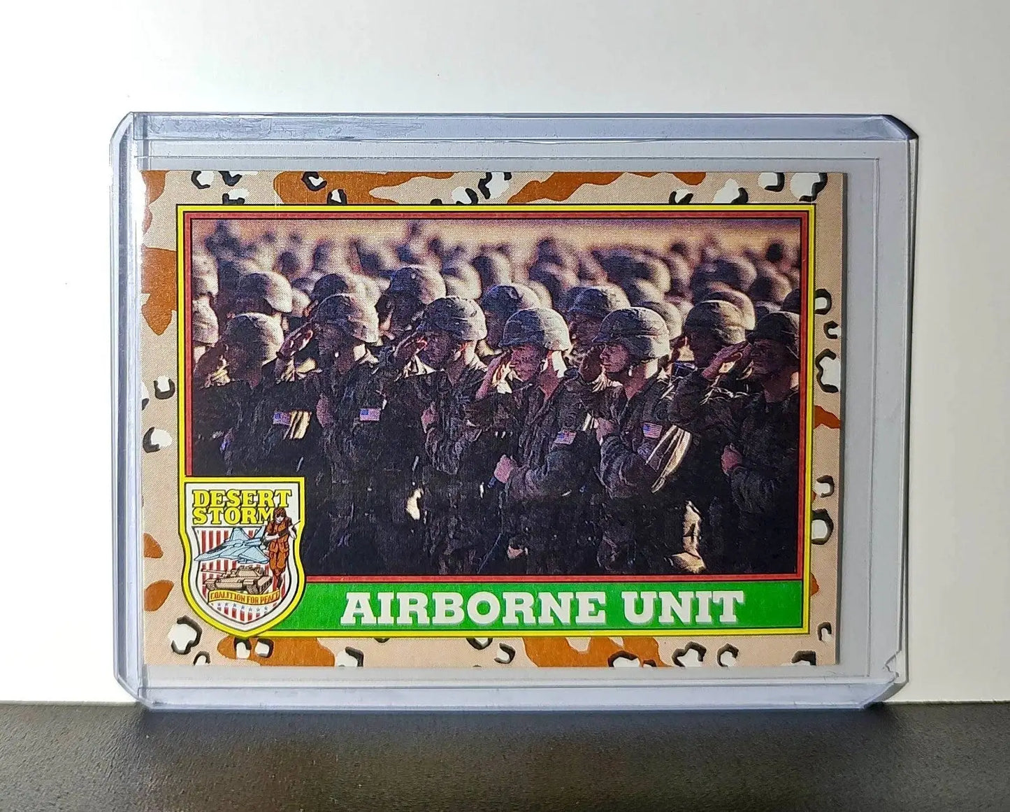 Airborne Unit 1991 Topps Desert Storm #68 Card - Non-Sports Card Single