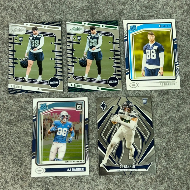 AJ Barner Rookie 2024 Seattle Seahawks Football Card You Choose Pick Complete - Football Card Single
