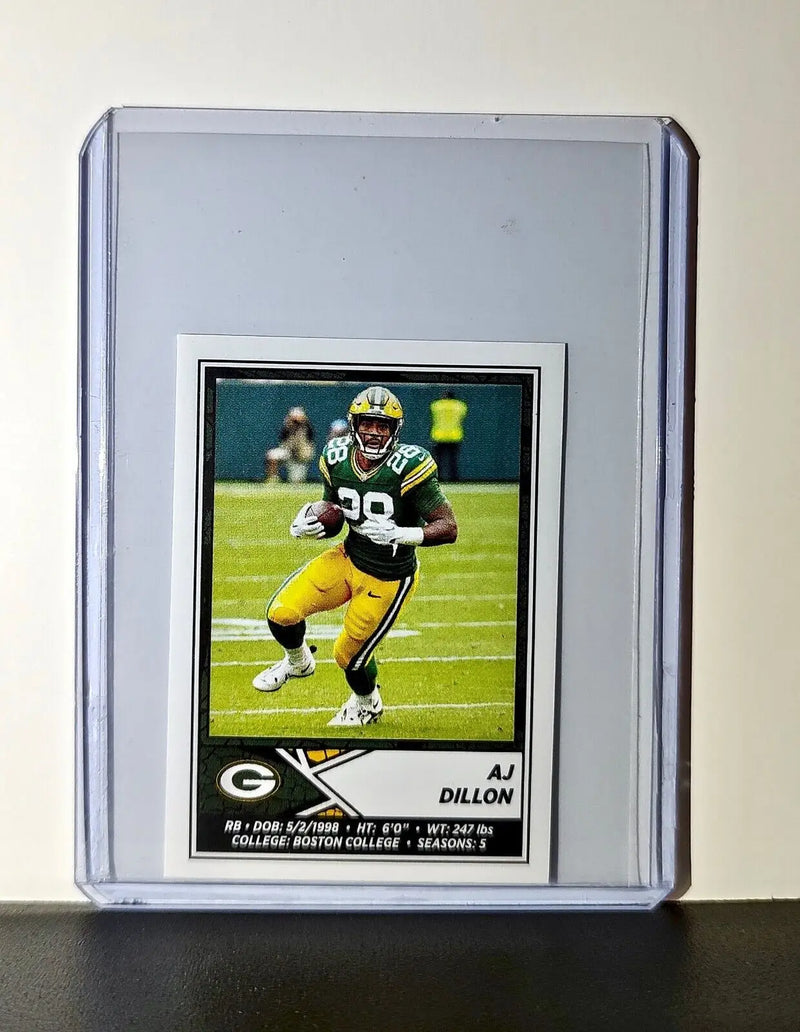 AJ Dillon 2024 Panini NFL Sticker #396 Green Bay Packers