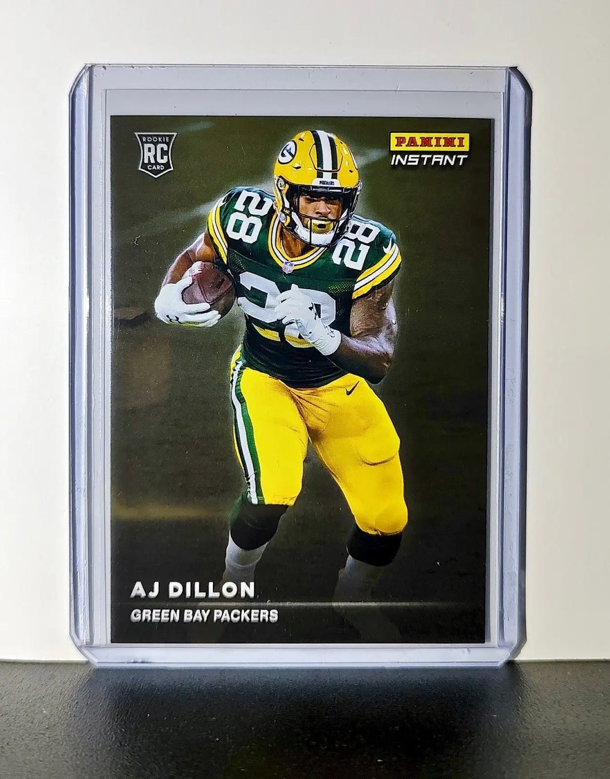 AJ Dillon Rookie 2020 Panini NFL #22 Rookie Spotlight Card Green Bay Packers - Football Card Single