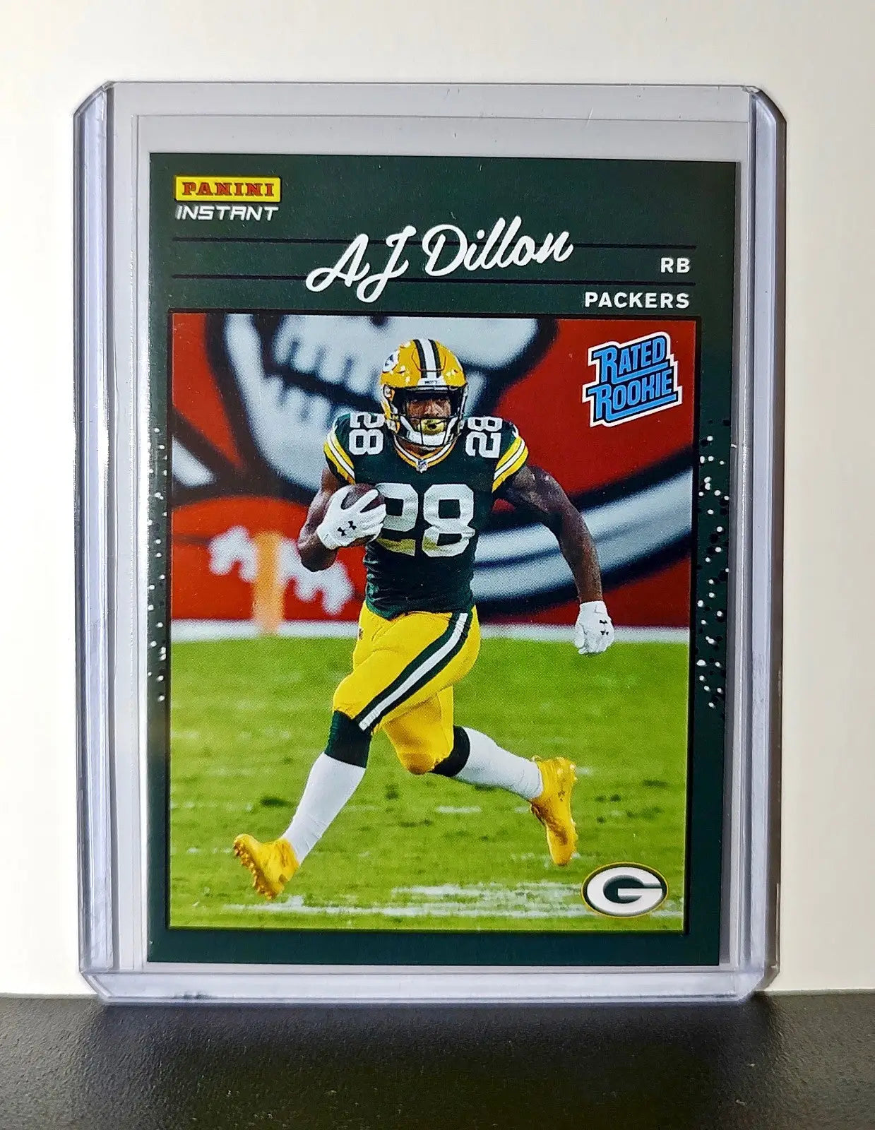 AJ Dillon Rookie 2020 Panini NFL #26 Rated Rookie Card Green Bay Packers - Football Card Single