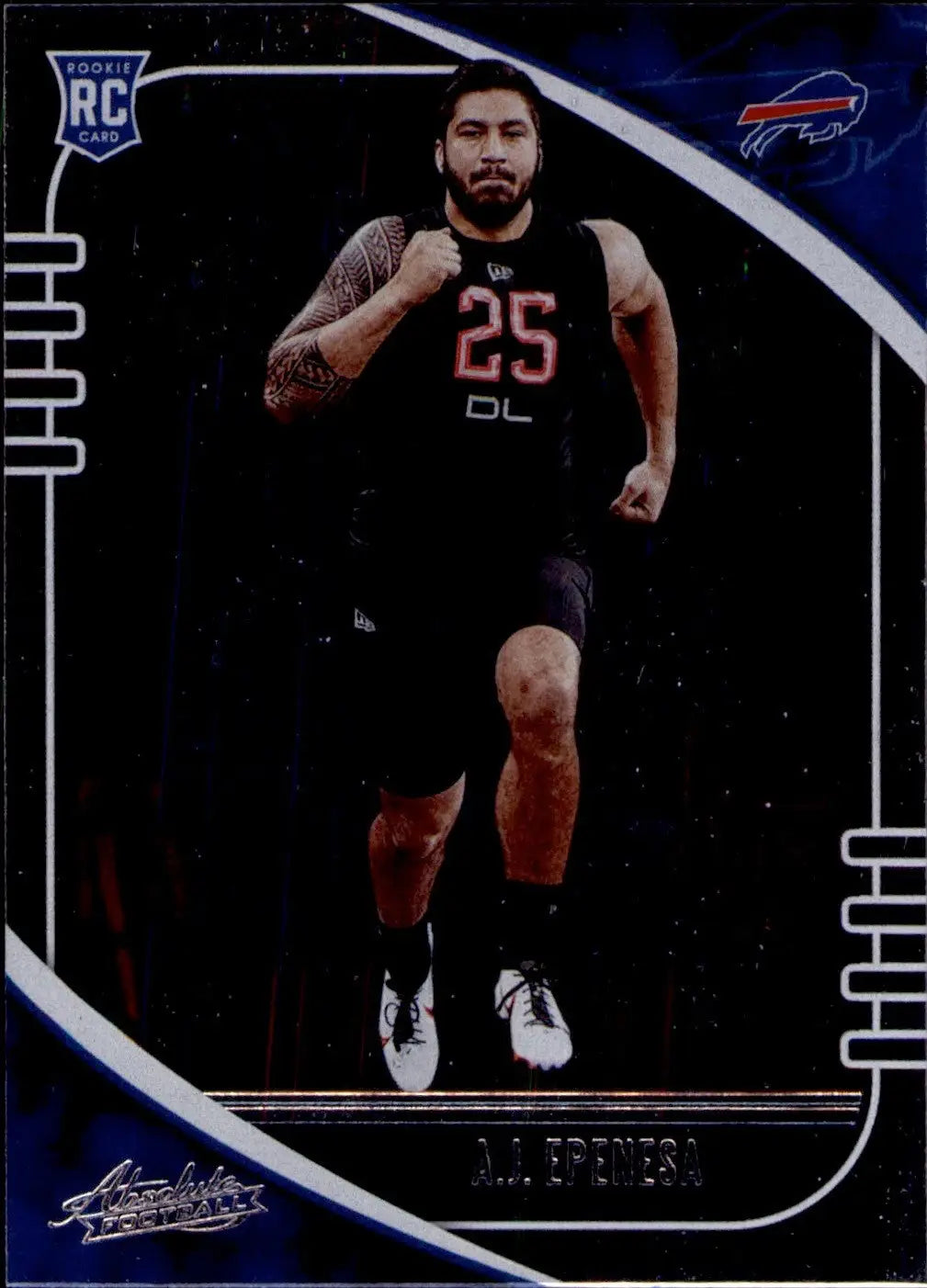 AJ Epenesa Rookie Buffalo Bills 2020 Football Card NFL Sports Complete Set Pick - 2020 Panini Absolute #101 (RC)