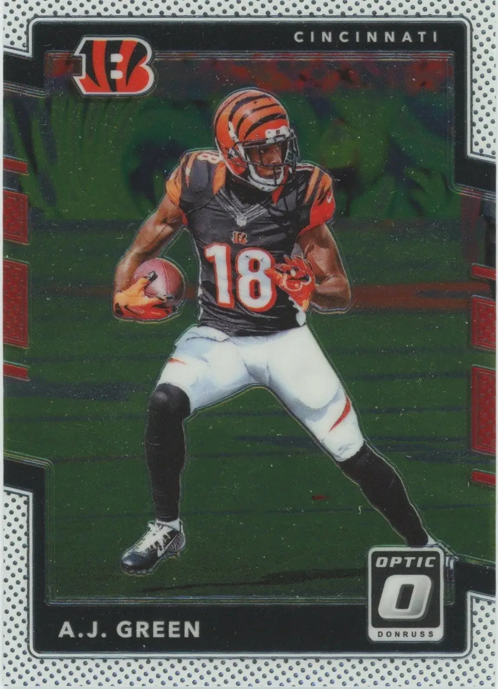 AJ Green Cincinnati Bengals 2017 Football Card NFL Sports You Pick CYS Choose - 2017 Donruss Optic #9 - Football Card