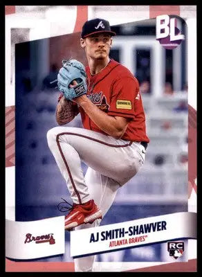 AJ Smith-Shawver Rookie 2024 Topps Big League #17 Atlanta Braves - Baseball Card Single