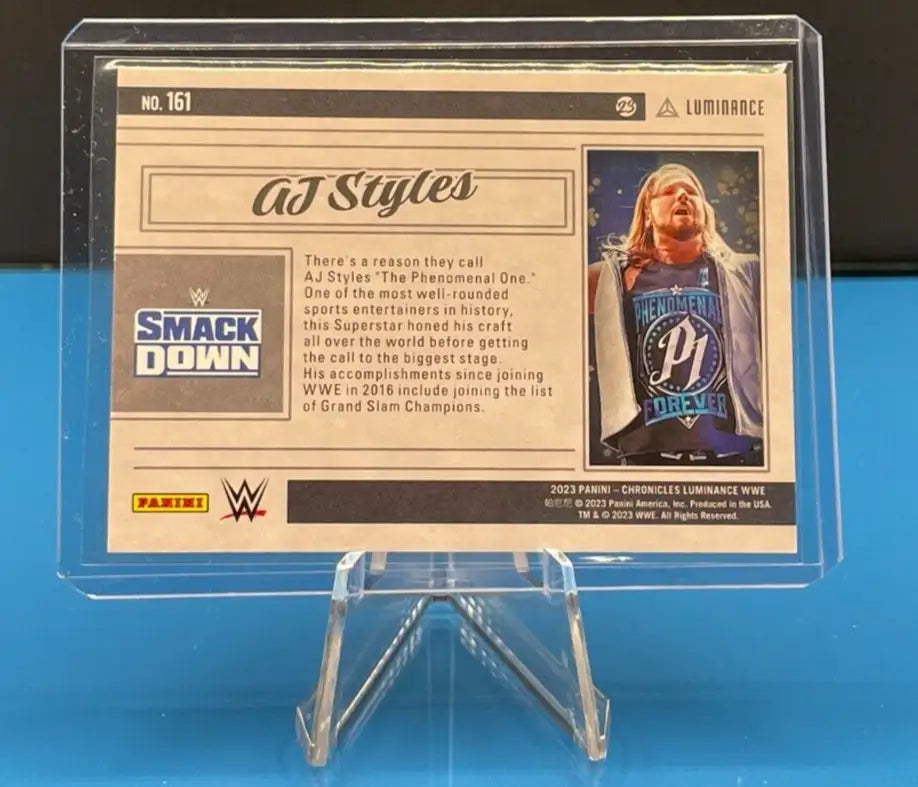 AJ Styles -Luminance- Pink Parallel #031/349 -2023 Panini Chronicles WWE - Other
