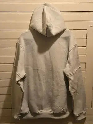 Akademiks Hoodie Mens XL White Quarter Zip Fleece Lined Kangaroo Pocket Logo - Apparel