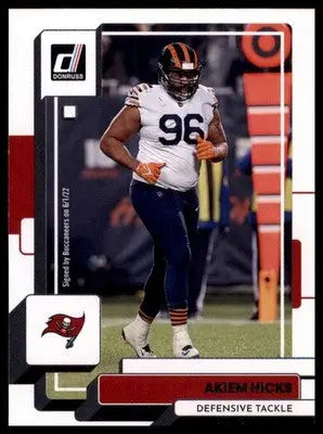Akiem Hicks 2022 Donruss #81 Tampa Bay Buccaneers - Football Card Single