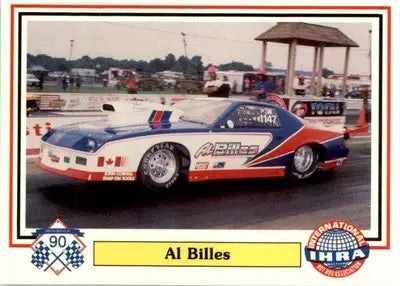 Al Billes - 1990 Checkered Flag IHRA - #25 - Racing - Racing Card Single